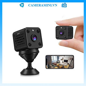 Mua Camera mini wifi X6 fullHD 1080p giám sát  an ninh  hồng ngoại quay ban đêm  pin 3 giờ  siêu nhỏ không dây