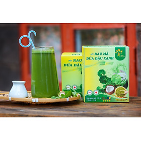 Bột rau má dừa đậu xanh Dalat ichifoods, sản phẩm đạt OCOP 4 SAO, Vietgap