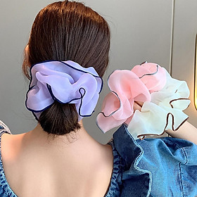 Mua Hair Rope Mesh Large Scrunchies Hair Ring Simple Fresh Cute Hair Circle Hair Accessories - 414#Pink tại contessa563 Mua Hair Rope Mesh Large Scrunchies Hair Ring Simple Fresh Cute Hair Circle Hair Accessories - 414#Pink tại contessa563