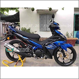 Tem Exciter 135 Lc xanh đen mới