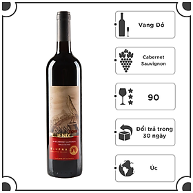 Rượu vang đỏ Ulupna Royal Phoenix Cabernet Sauvignon 2018 750ml 14.5% Alc