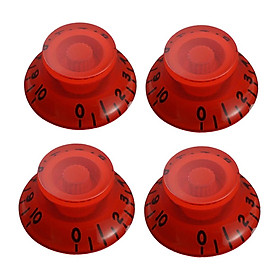 4pcs Clear Guitar Speed Control Knobs for LP Guitar Musical Instrument Parts