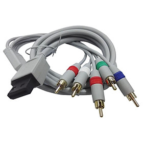 WII 1080P Component Cable 5RCA cable For Nintendo Wii AV video Audio cable 1.8M Support 1080i / 720p HDTV System