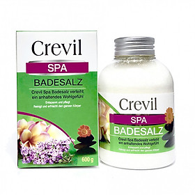 Muối tắm spa thảo dược tẩy tế bào chết Crevil Spa Badesalz của Đức (600g) - KBM02