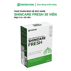 Viên Uống SHINCARE FRESH - Hỗ trợ giảm ho, giảm đờm do viêm họng, viêm phế quản - SHINPOONG PHARMA