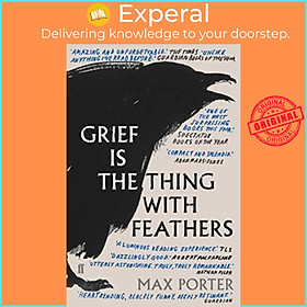 Sách - Grief Is the Thing with Feathers by Max Porter (UK edition, paperback)