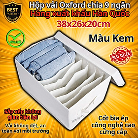 Hộp đựng đồ chia ngăn 9 và 16 ngăn sắp xếp quần áo Danido - Khay đựng đồ chia ngăn tiện ích, chất liệu cao cấp