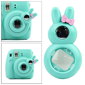 Stylish Rabbit Shaped Selfie Close-Up Lens Mounted Self-Portrait Mirror for  for instax Mini 8, 8+, 9, 7s Instant Camera