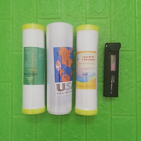 Mua Bộ lõi lọc nước 123 tặng kèm bút thử nước TDS  - Chính hãng