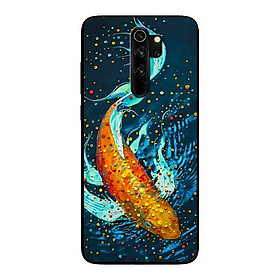 Ốp lưng in cho xiaomi redmi note 8 pro mẫu cá koi vàng̣ - hàng chính hãng