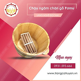 Mua Chậu ngâm chân gỗ Pơmu loại1 CNC03