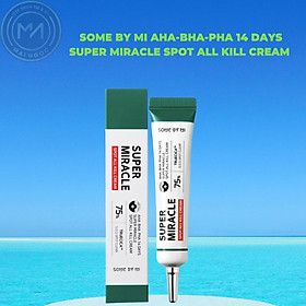 Kem Dưỡng Ngừa Mụn "14 Ngày" Some By Mi AHA/BHA/PHA 14 Days Super Miracle Spot All Kill Cream 30ml