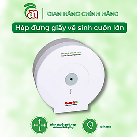 Mua Hộp đựng giấy vệ sinh cuộn lớn  hộp đựng giấy vệ sinh nhà tắm PONYO tròn cao cấp - Thiên An Nam paper