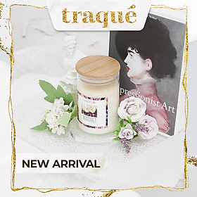 Nến thơm tinh dầu cao cấp không khói an toàn Candle Cup - BOUQUET - M - 200G (CÓ NẮP)