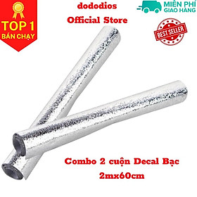 Combo 2 cuộn decal dán bếp và tường chống nhiệt, kháng khuẩn, chống cháy, cực kỳ dễ lau chùi - chính hãng dododios