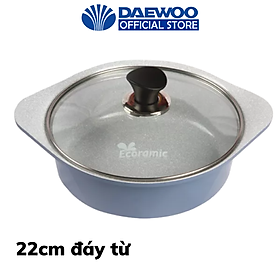 Mua Nồi đá Ecoramic đáy từ 22cm (Xanh dương) ECSRIH-22