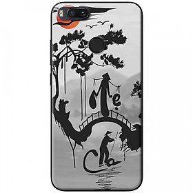 Ốp lưng  dành cho Xiaomi Mi A1 mẫu Cha mẹ núi sông