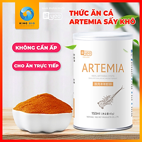 [Hộp 80g] Artemia tách võ sấy khô cho ăn trực tiếp Yee thức ăn dinh dưỡng dành cho cá nhỏ