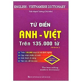 [Tải ebook] Từ Điển Anh – Việt Trên 135.000 Từ (Tái Bản) PDF