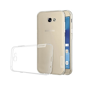 Ốp lưng dẻo cho Samsung Galaxy A3 2017 hiệu Nillkin mỏng 0.6mm, chống trầy xước - Hàng chính hãng