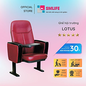 Ghế hội trường chân khoan cố định có bàn SMLIFE Lotus