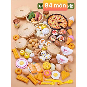 Bộ Đồ Chơi Nấu Ăn Nhà Bếp 84 Món Cho Bé