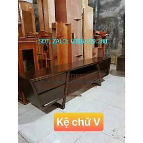 Mua Kệ tivi gỗ sồi xám