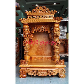 Mua Bàn thờ thần tài mái ngói Cao Cấp 81 x 147cm BTGN81VIP1