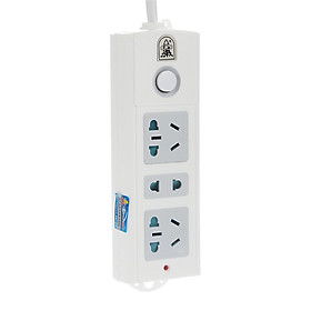 Bullet TS-033 3 position 1.5 m child protection door power socket / plug / power strip / plug / board / tow board