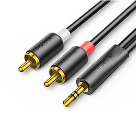 Ugreen 90246 1.5M Cáp 3.5mm sang 2 đầu RCA đầu mạ vàng 24k av195 - Hàng chính hãng