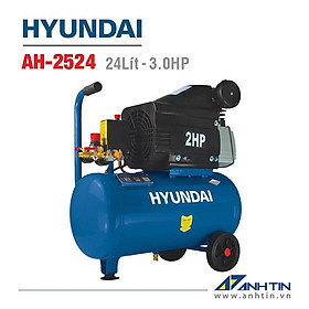 Máy nén khí trực tiếp HYUNDAI AH-2524 | 24Lít | Công suất 2.0HP | Lưu lượng 120 lít/phút