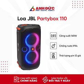 Mua Loa Bluetooth JBL Partybox 110 - Hàng Chính Hãng PGI