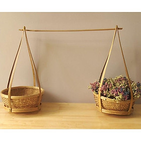 Mua Quang gánh mini làm decor trang trí tết dân gian