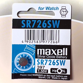 Pin Maxell Nhật Bản SR726SW / 397 (Viên Lẻ) Hàng Chính Hãng Made in Japan