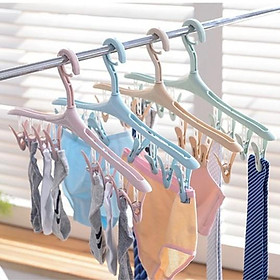 Mua Móc phơi quần áo kèm 8 kẹp gọn gàng
