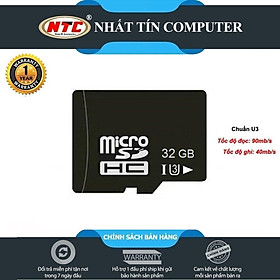 Mua Thẻ nhớ microSDHC Noname 32GB UHS-I U3 hỗ trợ 4K - chuyên dụng camera IP (Đen)