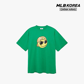 MLB - Áo thun unisex cổ tròn tay ngắn Smile Face Graphic Overfit 3ATSJ0233