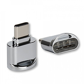 Đầu Đọc Thẻ Nhớ Type-C OTG Hợp Kim Nhôm