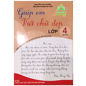 Sách - Giúp em viết chữ đẹp lớp 4 - tập 1 (cánh diều) (KP)