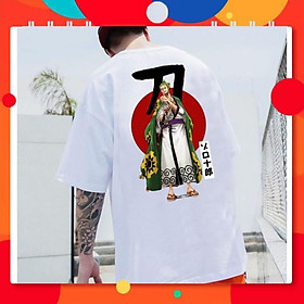 HOT ️ Đẹp Mịn ÁO THUN, ÁO PHÔNG TAY LỠ UNISEX ONEPIECE ZORO, CHO NAM NỮ đủ size M L XL XXL FREESHIP GIÁ RẺ TỐT
