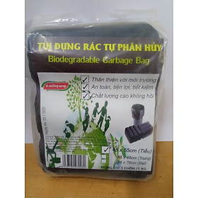 Mua Túi đựng rác tiểu đen tự hủy sinh học lasting warp 45×55cm(Tiểu)