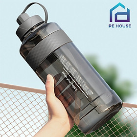 Bình Nước Thể Thao, Bình Nước Tập Gym 1000ml Có Dây Đeo Tiện Dụng