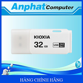 USB KIOXIA 32GB U301 USB 3.2 Gen 1 Trắng (LU301W032GG4) - Hàng chính hãng