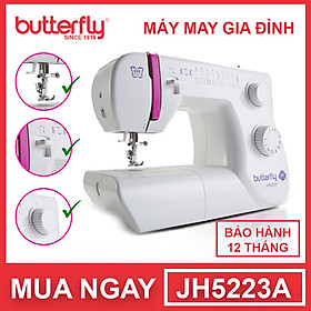 Máy May Gia Đình Cơ Bản Butterfly JH5223A - Hàng Chính Hãng