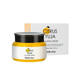 Kem dưỡng sáng da Citrus _ Farmstay Citrus Yuja Vitalizing Cream