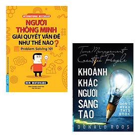 Combo 2 Cuốn Sách Tư Duy Sáng Tạo Để Thành Công: Người Thông Minh Giải Quyết Vấn Đề Như Thế Nào?+ Khoảnh Khắc Người Sáng Tạo