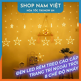 Dây Đèn LED Rèm Chống Thấm Nước Trang Trí Trong Nhà, Ngoài Trời, Năm Mới, Giáng Sinh - Chính Hãng NAVIVU