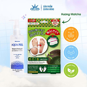 Combo chăm sóc da AQUA PEEL 200ML + FOOT PEELING PACK - PERORIN (MATCHA) (Hộp 1 túi)