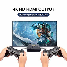 Máy chơi game đa năng G5 PS1 NES Sega GBA kiêm Android TV Wifi (tay cầm không dây, cài sẵn 30000 game)