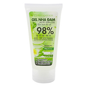 Gel Dưỡng Da Nha Đam Milaganics (180g)
